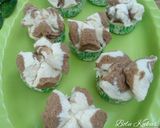 Foto langkah ke 7 dari resep Bolu Kukus Mekar Fiber Creme Non Soda rasa Coffee Mocca.