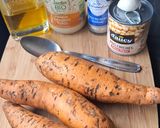 Une image de l'étape 1 de Houmous de patates douces, chou-fleur aux épices et grenade, trio de lentilles.