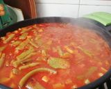 Foto del paso 3 de la receta Potaje de garbanzos y judías rojas con habichuelas y calabaza