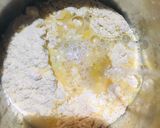 A picture of step 1 of Mango Malai Khandvi.