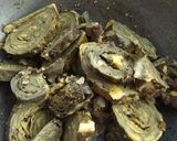 A picture of step 9 of Colocasia Leaves (Paatra).