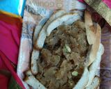 A picture of step 5 of Bread ka Halwa.