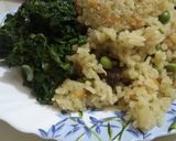 A picture of step 7 of Fried rice with beef.
