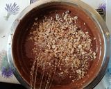 Mennyei körtés-csokis-pekán diós brownie recept fázis 6 fotója