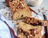 A picture of step 6 of Granola banana cake.
