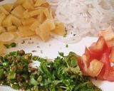 A picture of step 1 of Chana chaat.