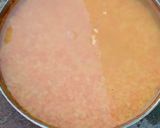 A picture of step 2 of Desi Masar and moong daal Mix on wood fire.