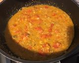 Une image de l'étape 9 de Farfalles bicolores, tomate rose et sauce à l'indienne.