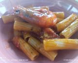 Foto del paso 7 de la receta: Pasta elicoidal en salsa de pomodoro y gambas