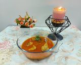 A picture of step 5 of Chicken curry.