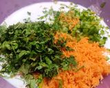 A picture of step 3 of Veg Rice Pancake.