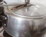 A picture of step 2 of Moong dal.
