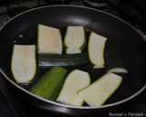 A picture of step 3 of Persian zucchini stew.