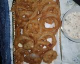 A picture of step 4 of Onion snacks with matka tea😋.