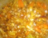 A picture of step 3 of Rice & Beans sauce.