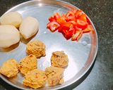 A picture of step 5 of Aloo wadi Sabzi.