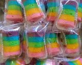 Foto langkah ke 5 dari resep Rainbow roll mini edisi bakulan.