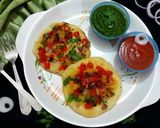 सूजी वेज उत्तपम (suji veg uttapam recipe in Hindi) रेसिपी चरण 7 फोटो