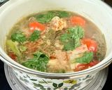 Gambar langkah 4 resipi 👩‍🍳Sup Ikan Merah Tanpa Minyak.