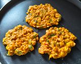 A picture of step 2 of Corn Fritters 🌽.