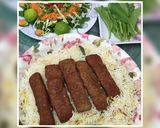 صورة لخطوة 10 من وصفة كباب ورز على السريع مع سلطتي الجميلة.. 😊😊