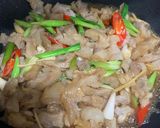 蒜苗炒牛筋的食譜步驟5照片