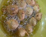 A picture of step 4 of Yam balls 🤤.