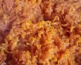 A picture of step 3 of Gajar Ka halwa🤤.
