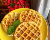 Hình bước làm 3 của món Waffle Yến Mạch