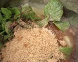 A picture of step 2 of Sabja seeds Raw mango summer drink.