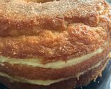 Foto del paso 6 de la receta: Tarta rellena de crema de almendras y cobertura de chocolates