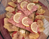Foto del paso 4 de la receta: Salmón al horno con verduras