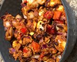 A picture of step 3 of Panner Tikka Pizza.