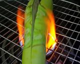 A picture of step 1 of Baingan Bharta.