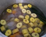Foto langkah ke 3 dari resep Kolak komplit (pisang,ubi,singkong,kolang kaling & pacar cina).