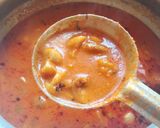 A picture of step 6 of Mushroom peas masala.