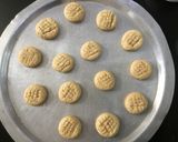 A picture of step 7 of Eggless Peanut Butter Cookies.