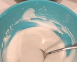 A picture of step 2 of Strawberry Walnut Yin &Yang Pancakes for Christmas.