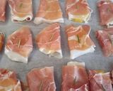 A picture of step 2 of Patate e prosciutto.