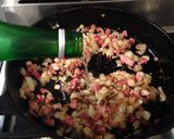 A picture of step 3 of Pea and Pancetta Pasta Risotto.