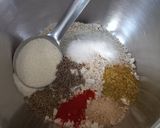 A picture of step 2 of Oats Methi Chilla.