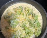 A picture of step 9 of Cream sauce broccoli.