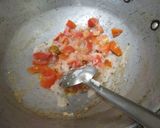 A picture of step 4 of Palak Paneer.