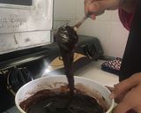 Foto langkah ke 3 dari resep Fudgy Brownie / Brownies Panggang Oven Tangkring (no mixer).