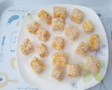 Hình bước làm 2 của món Eat clean - Puding bí ngô