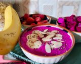 Foto langkah ke 3 dari resep #HEALHTY PINK SMOOTHIES BOWL.