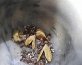 A picture of step 5 of Gajar ka halwa with peels.