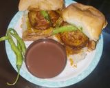 A picture of step 10 of Street Style Vadapav.