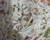 A picture of step 1 of Chicken spring roll.