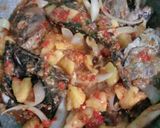 Gambar langkah 3 resipi Tongkol sambal nenas.